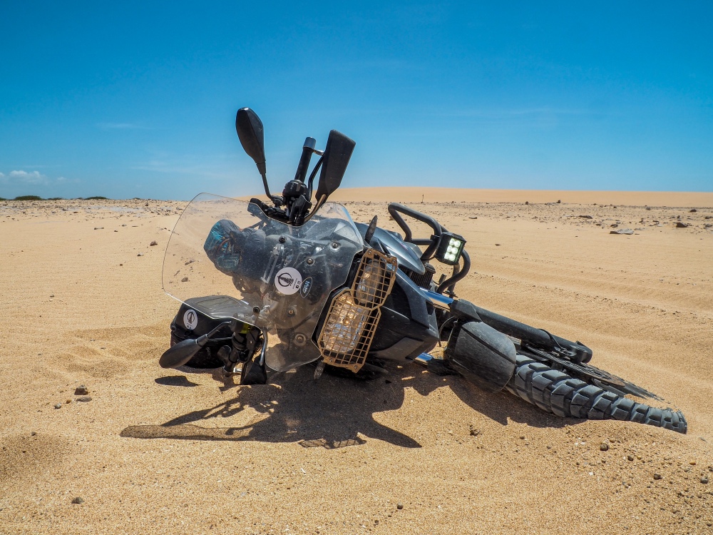 BMW 700 GS, Guajira Desert, Colombia